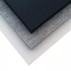 Duro Felt-Eilanden RECHTHOEK (Wit/Grijs/Zwart)