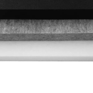 Duro Felt-Eilanden ROND (Wit/Grijs/Zwart)