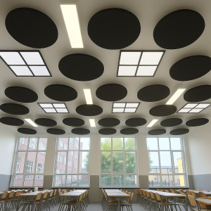 Îlots en feutre Duro RONDE (Blanc/Gris/Noir)