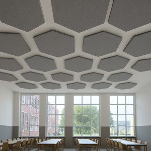 Duro Felt Islands HEXAGON (White/Grey/Black)